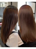 前髪イメチェンこなれミディ/縮毛矯正/髪質改善/ツヤ髪/くせ毛