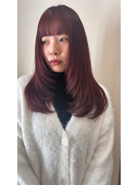 ビビグランジュテ(BiBi) ボルドー×レイヤー