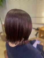 ナチュラル 仙台駅前店(Natural)&nbsp;natural仙台駅前店　カシスカラー　縮毛矯正