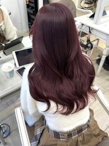 シーン(seen)&nbsp;★ブリーチなし秋冬カラーピンクブラウンレイヤーカット★