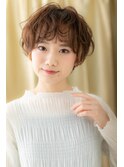 レトロガーリー前髪パーマ小顔ふわふわボブTb9上尾20代30代40代