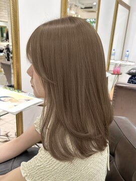 アマトウキョウ アユンチェ(AMA TOKYO×AYUNCHE) マロンベージュ  アッシュベージュ  透明感カラー