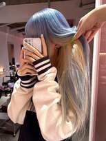 ダズリングディア(Dazzling Deer)&nbsp;水色/インナーカラー/ブロンド