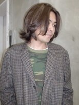 ソーコ 渋谷(SOCO) メンズカットメンズロングスパイラルパーマシャドウパーマ