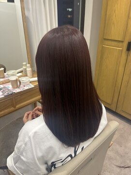 オリンテ バイ レシッド 表参道(orente by rcid) 艶々♪レッドブラウンカラー