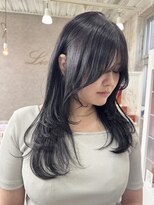 リノート バイ エゴル 太田川(Linoet by ENGOL)&nbsp;レイヤーカット/ブルーブラック/ハッシュカット