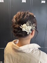 フェリア ファム 桃山台(FERIA fam)&nbsp;短めの方でもできる！ふんわりシニヨン◎