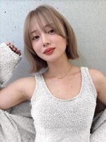 ソヨン 名駅2号店(SOYON)&nbsp;似合わせカット/ショートボブ/大人ガーリー/ココアベージュ/s93