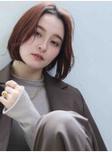 大人ボブ×チェリーブラウン