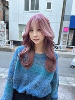 フィーネ 吉祥寺(Fi -Ne)&nbsp;ハイトーンパープルピンク/韓国風くびれヘア/ケアブリーチ