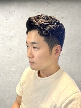 ワンワンオー バーバーショップ 長浜店(@110 BARBER SHOP) パーマバックスタイル