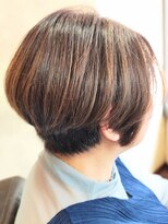 エルアール コウベ(LR KOBE)&nbsp;超高濃度水素ケアカラー立体ショートボブ　【40代50代60代】
