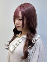 アース オーセンティック 三鷹店(EARTH Authentic) 顔周りレイヤー×ピンクブラウンカラー