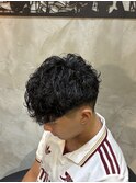 海外風パーマ