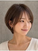 逗子葉山ハンサムショートカット小顔ショートボブくびれボブY297