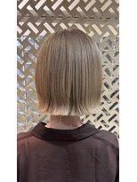 サラジュ 梅田店(SARAJU)&nbsp;saraju イシヅ　ケアブリーチ☆ミルクティーベージュ