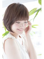 ビューティーアンドケアカロン(Beauty and Care CALON)&nbsp;【銀座】CALON/自然で清楚ショコラブラウンの上品マッシュボブ！