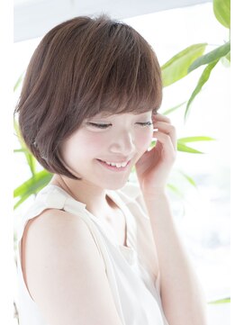 ビューティーアンドケアカロン(Beauty and Care CALON) 【銀座】CALON/自然で清楚ショコラブラウンの上品マッシュボブ!