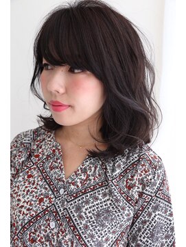 イソラブル(ISOLA-blu) 【大人デザイン】ふんわりミディ×シアーグレー