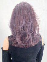 アルバム 銀座(ALBUM GINZA)&nbsp;ラベンダーミディ_ピンクベージュクールショート_ba309923