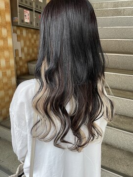 アーティカル(ARTICAL) プルエクステでインナーカラー