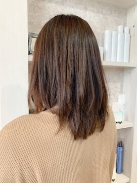 キャアリー(Caary) 福山市美容室Caary 人気 ナチュラルなサラサラストレートヘア
