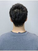 【ビジネスショート】ナチュラル刈り上げ×アップバング3