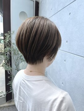 グラム 安城桜井店(gram) 丸みショート_オリーブベージュ_ショートヘア78