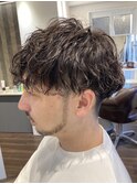 マッシュ波巻きパーマ