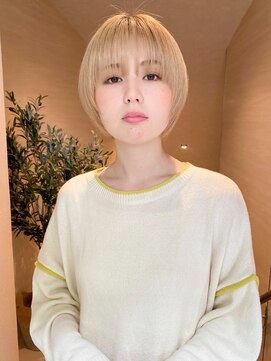 トゥルーズ 梅田店(TLUUS) TLUUS前髪パーマグレーベージュレイヤーロングアッシュカラー