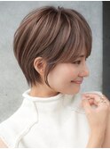 前髪あり大人ショート20代30代40代【AIN.表参道】川原大地