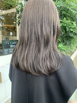 ラボヌールヘアー 宇都宮店(La Bonheur hair) 透明感グレージュ【宇都宮駅/レイヤーカット】