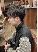 アンニュイパーマとマッシュショート