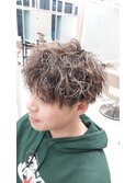 メンズツイストスパイラルとハイライト