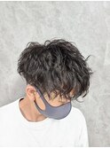 【メンズ】マッシュ×スパイラルパーマ
