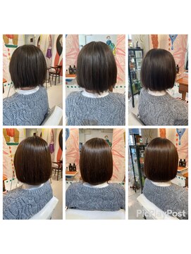 ハロー  三軒茶屋(hair Hello) ボブ縮毛矯正