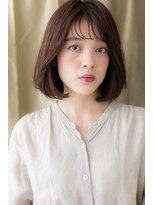 モッズヘア 越谷(mod's hair) ミルクティーアッシュワンカールAラインボブY越谷20代30代40代