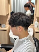 リバティシェアバーバー 銀座(LIBERTY SHARE BARBER) シャドウパーマ