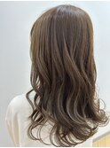 20代30代40代大人可愛いミルクティーベージュハイライト