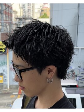 ビカムメンズヘアー 栄店(become men's hair) スパイキーショートビジネス短髪メンズツイストスパイラル