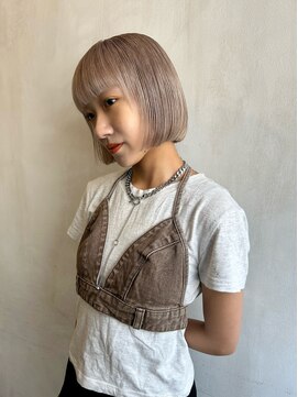 エクー(ECOO) 『ミニボブ×グレージュ　　』　　ECOO