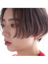 アンメリーアン(Ann merry ann)&nbsp;大人美人斜めバングくびれデジタルパーマ毛先丸みパーマ