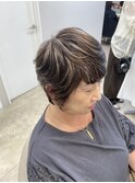 コントラストハイライト/バレイヤージュ/外国人風/銀座/有楽町
