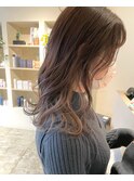 【CROP】インナーカラー×ハイトーンベージュ