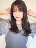 カラー+前髪縮毛矯正+シャンプー　定価15200