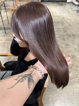 ニュート(Neut ) 髪質改善カラーココアブラウンブリーチ無しダブルカラー