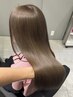 【艶カラー】カットカラーateケアバイカルテ￥11000　心斎橋/本町