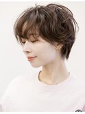 ショートパーマ×レイヤーカット×ウェットヘア20代30代40代