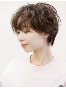 ビューティービースト 西町店(beauty:beast) ショートパーマ×レイヤーカット×ウェットヘア20代30代40代