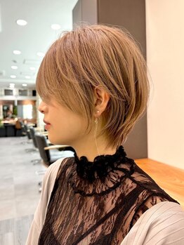 ビューエヒメ(VIEW EHIME)の写真/【ショートカットが圧倒的に上手い】自信あり！毛束感/襟足/簡単スタイリング☆【髪質改善/ショート/ボブ】